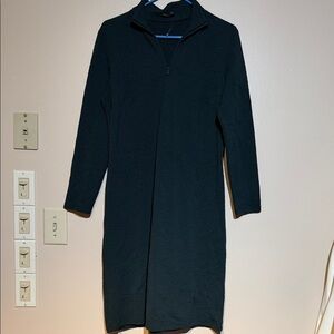 J. McLaughlin Textured Black Dress